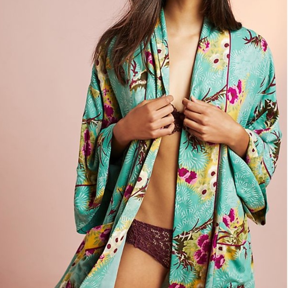 Anthropologie Other - NWOT Anthropologie Floreat Printed Floral Robe